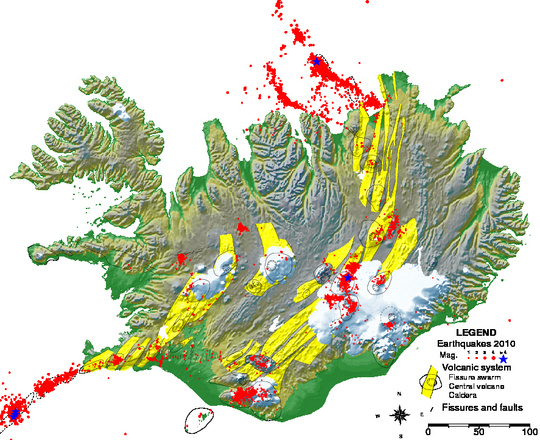 Earthquakes in Iceland 2010