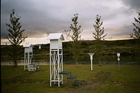 sampling equipment in a measurement field
