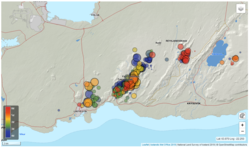 Earthquakes at Reykjanes Peninsula 21st-26th of December