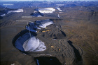 aerial photo: valley Brandi with glaciers