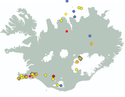 Earthquake map