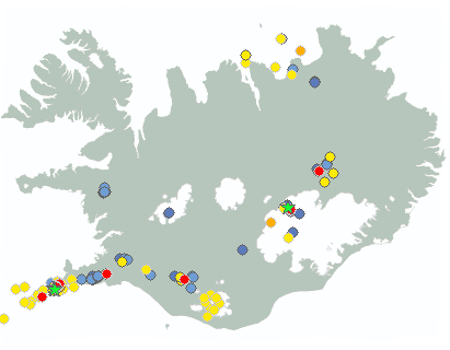 Earthquake map