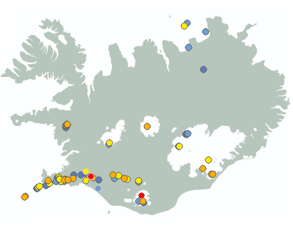 Earthquake map