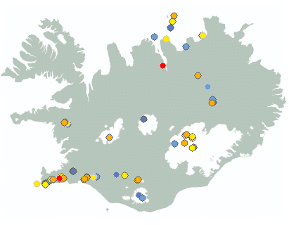 Earthquake map