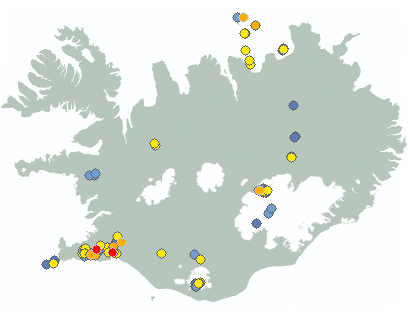 Earthquake map