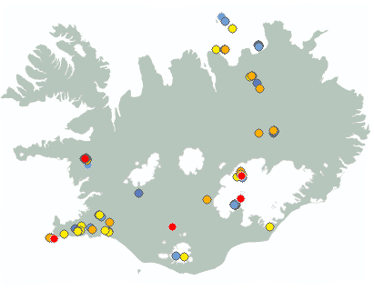 Earthquake map