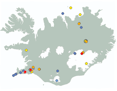 Earthquake map