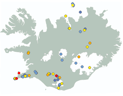 Earthquake map