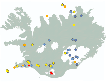 Earthquake map