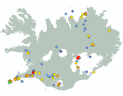 Earthquake map