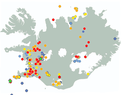 Earthquake map