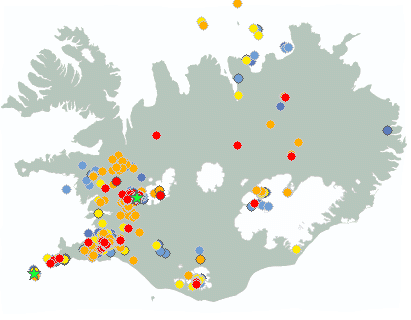 Earthquake map