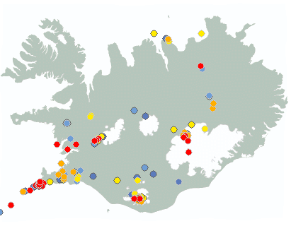 Earthquake map