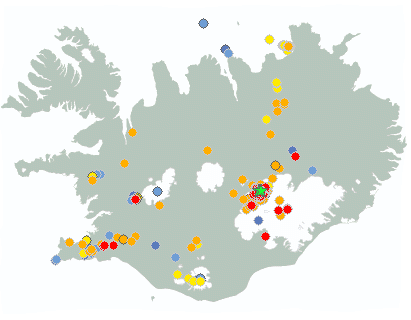 Earthquake map