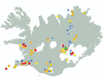 Earthquake map