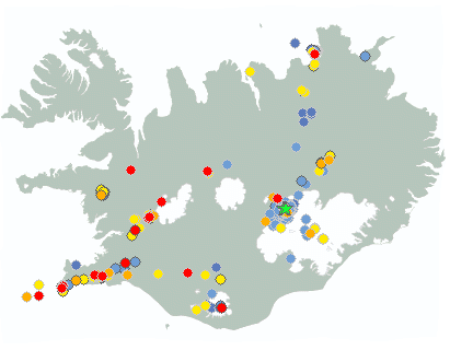 Earthquake map