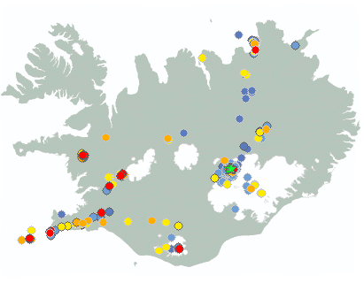 Earthquake map