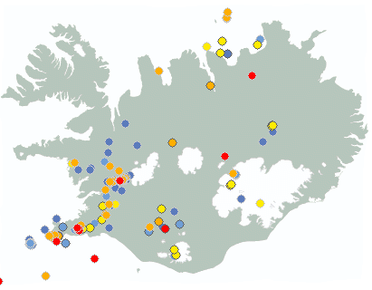 Earthquake map