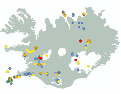 Earthquake map