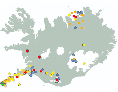 Earthquake map