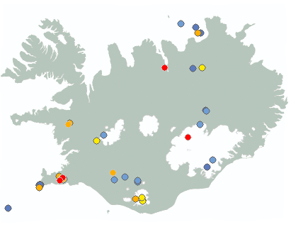 Earthquake map