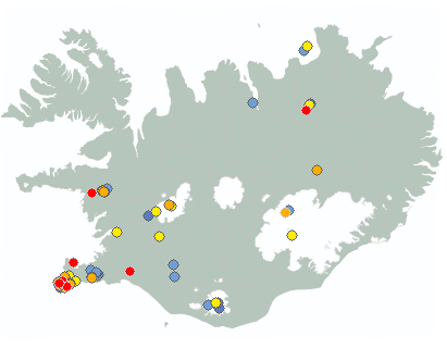 Earthquake map