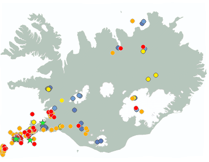 Earthquake map