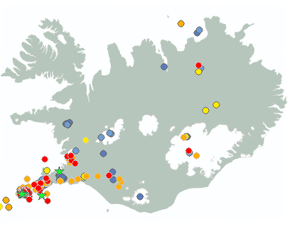 Earthquake map