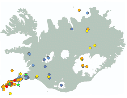 Earthquake map