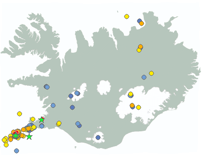 Earthquake map