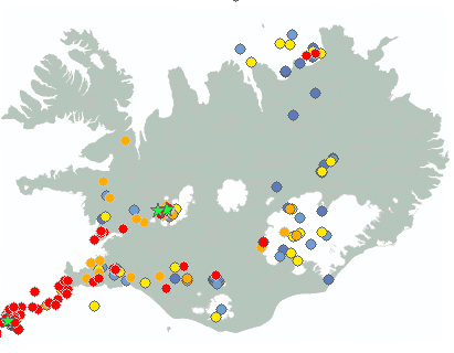 Earthquake map