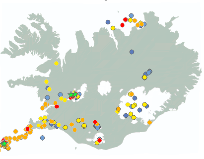 Earthquake map