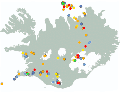 Earthquake map