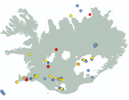 Earthquake map